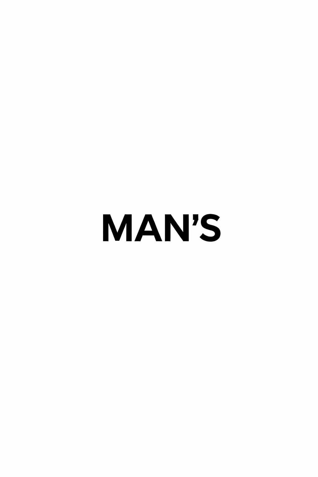 Man's